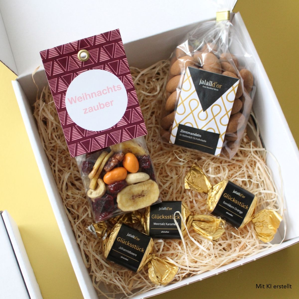 Geschenkbox - "Glückliche Weihnachten"