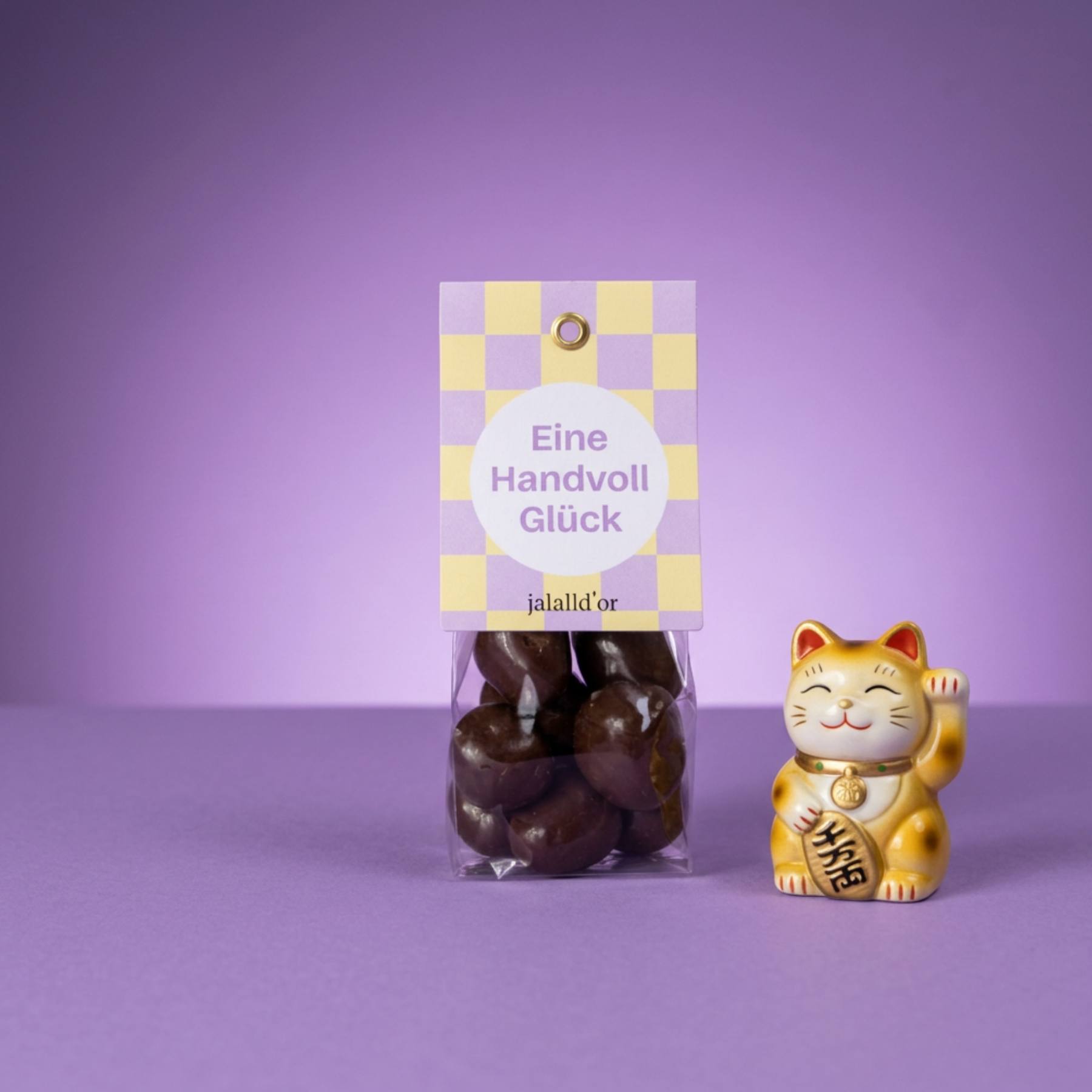 Eine Handvoll Glück - Vollmilch-Erdbeeren