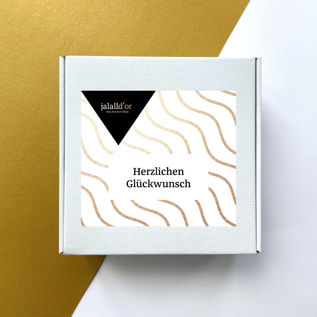 Geschenkbox - "Herzlichen Glückwunsch"