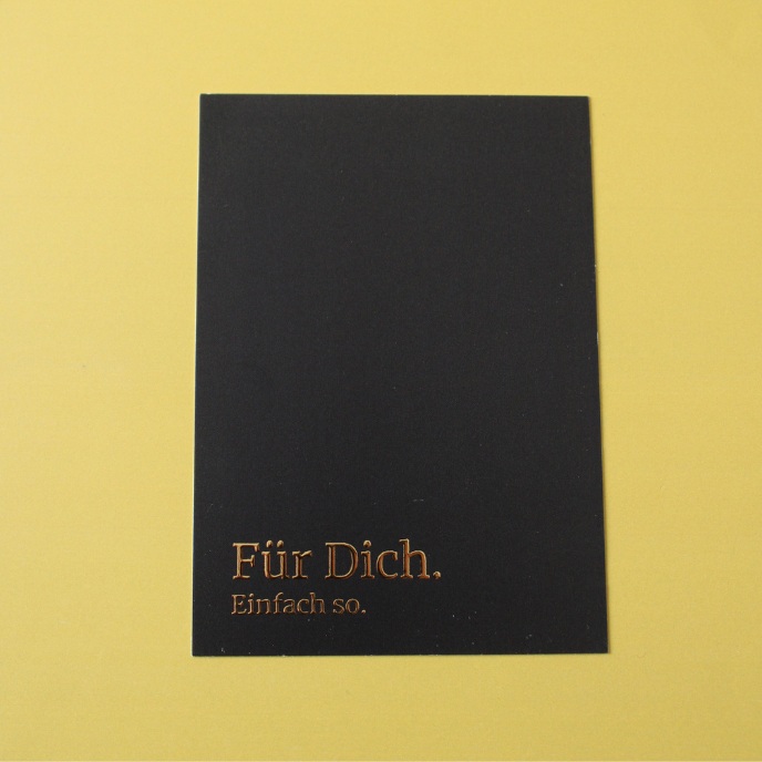 Postkarte "Für Dich. Einfach so."
