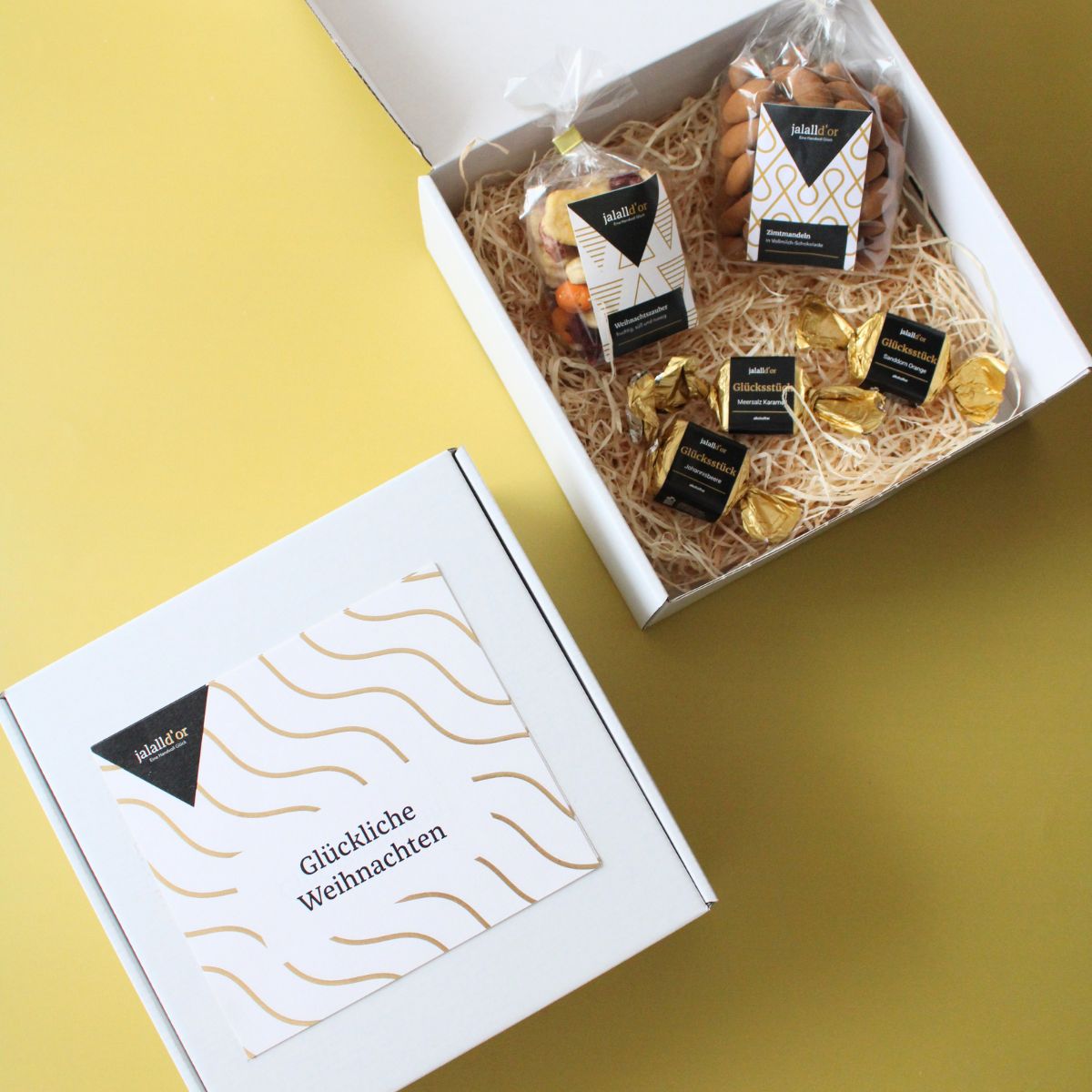 Geschenkbox - "Glückliche Weihnachten"