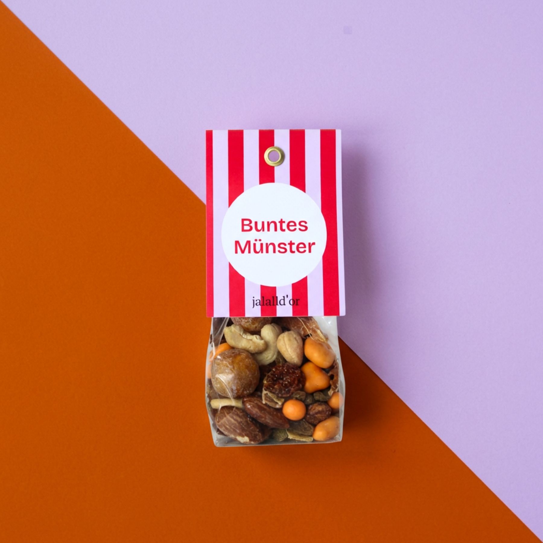 Nuss-Frucht-Mix in transparenter Geschenkpackung