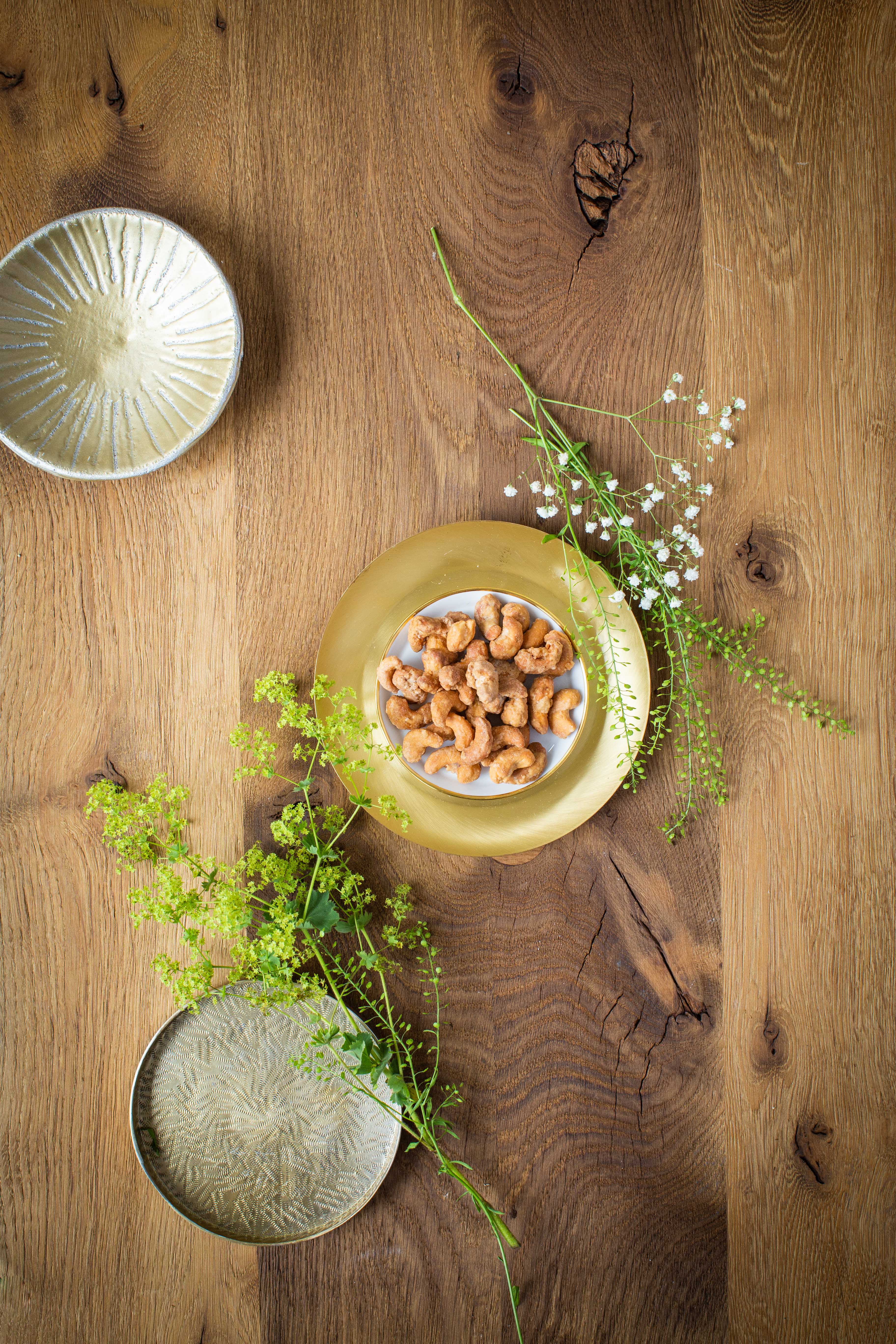 Cashewkerne gebrannt und karamellisiert