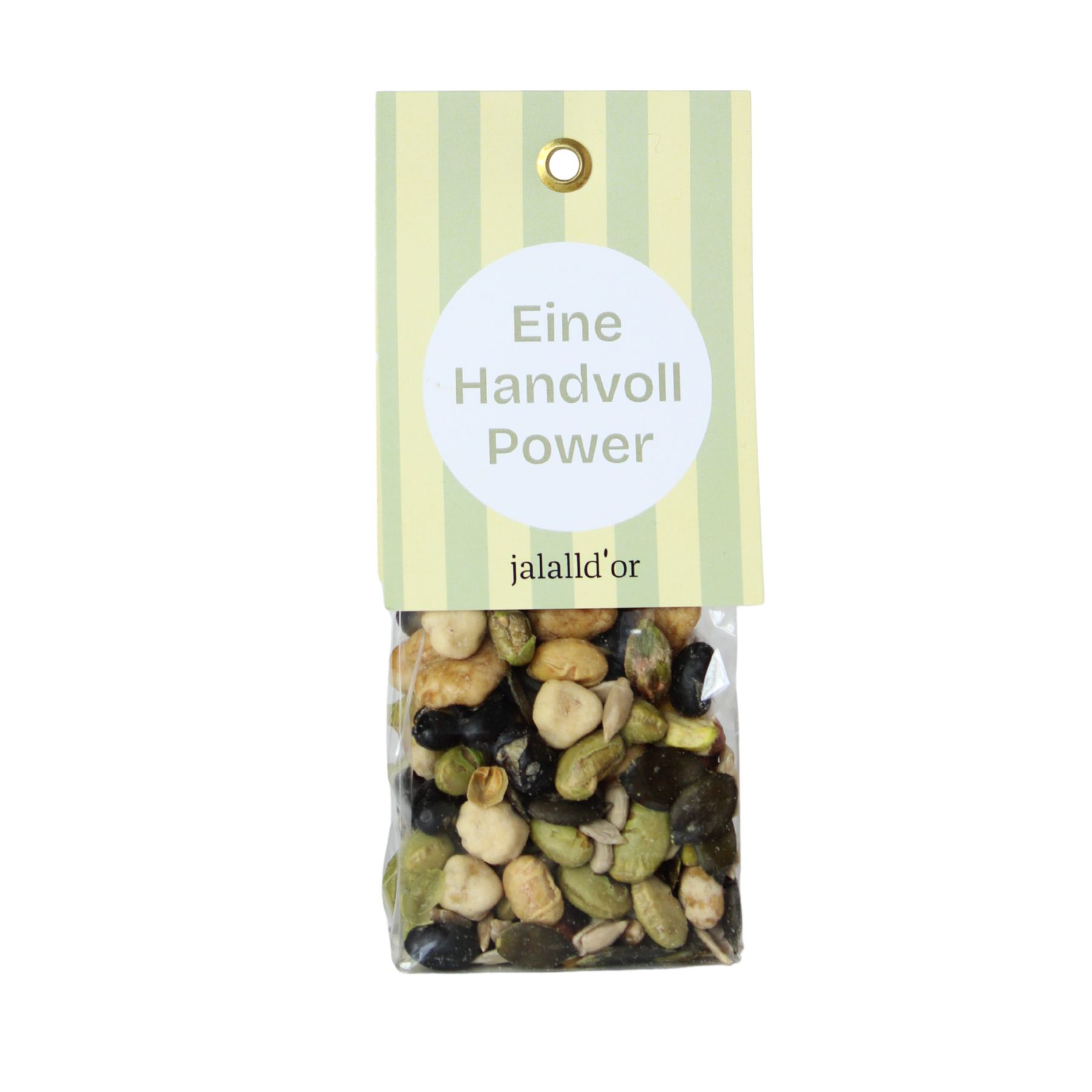 Salatkernemix in Geschenkpackung mit Name Eine Handvoll Power