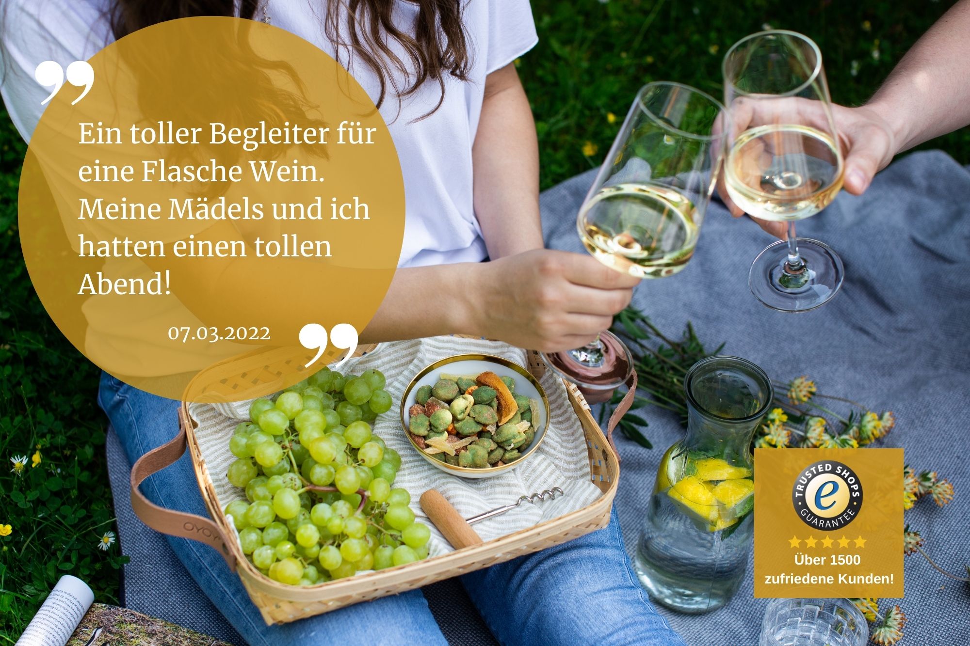 Im (W)Einklang No. 2 - Trockenfrucht-Nuss-Mischung beim Picknick zum Wein