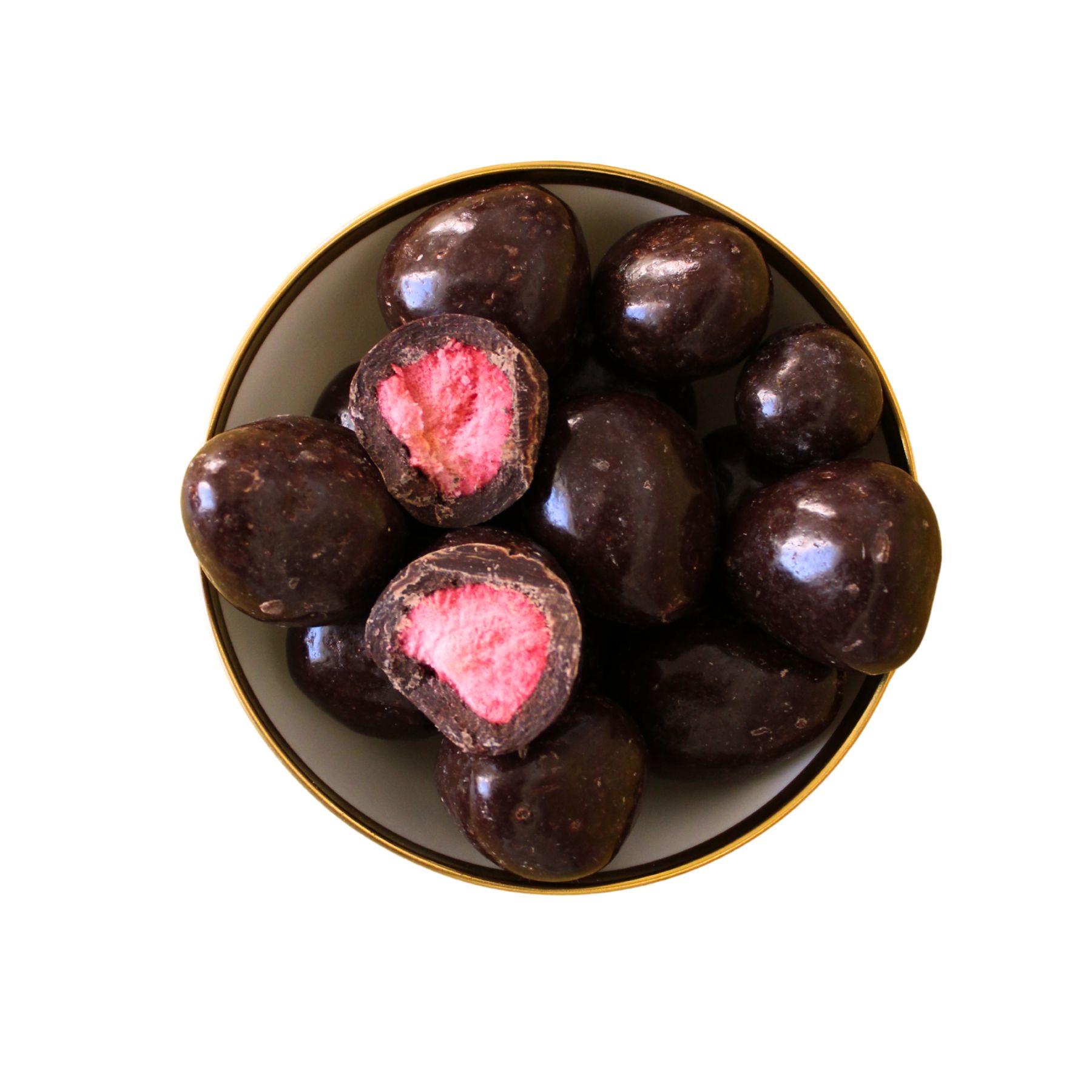 Erdbeeren in Zartbitter-Schokolade