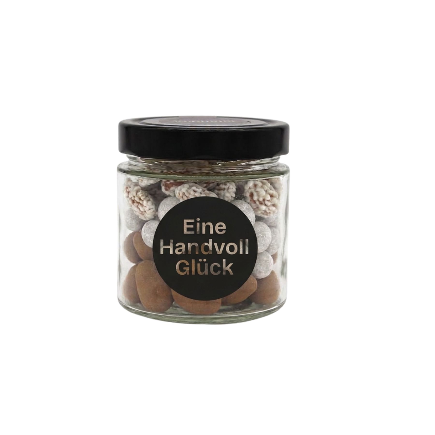 Köstlichkeiten in großer Glasverpackung 